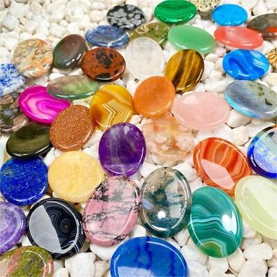#ad Natural Crystal Worry Stone: Choose Gemstone Crystal Healing Pocket Stone