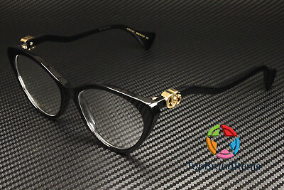 #ad GUCCI GG1013O 001 Cat Eye Black Shiny Demo Lens 55 mm Women#x27;s Eyeglasses
