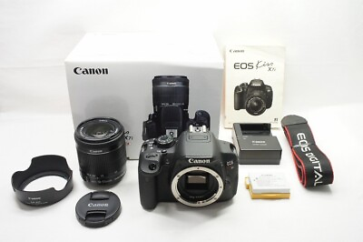 #ad Canon EOS Kiss X7i Rebel T5i 700D Digital Camera w 18 55mm IS STM #240114q