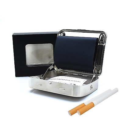 #ad Metal Automatic Cigarette Tobacco Smoking Rolling Machine Herb Roller 70mm $5.90