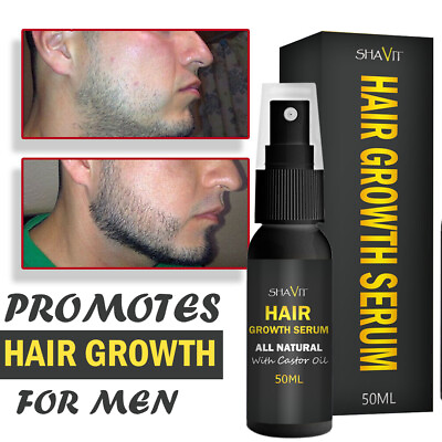 #ad Beard Growth Oil Serum Fast Growing hair Mustache Facial Hair Grooming for Men