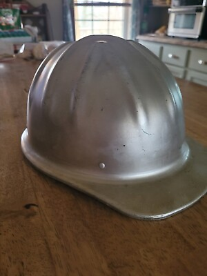#ad Vintage McDonald T Hat Standard Mine Safety Aluminum Hard Hat