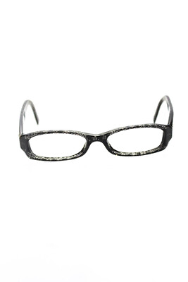 #ad Chanel Womens Black Printed C.1125 51MM 16MM 135MM Eyeglass Frame