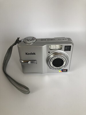 #ad Kodak Easy Share C703 Silver Digital Camera 7.1 MP Zoom 3x With Case Tested