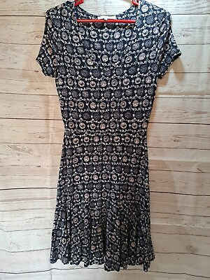 #ad Next Patterned Dress Size 6 In VGC