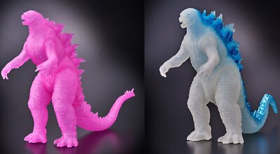 #ad GODZILLA KONG THE NEW EMPIRE clear glitter Pink Blue Figure movie monster