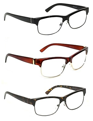 #ad NWT Men Retro Reading Glasses Classic Dean Retro master Smart Frame