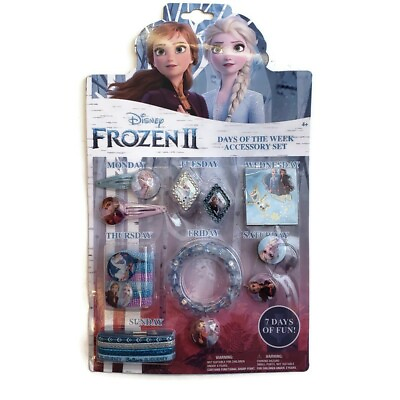 #ad Disney Frozen II Days Of The Week Accessory Set 7 Days Of Fun Ages 4