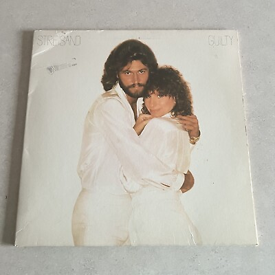 #ad Barbara Streisand Guilty Vinyl PC36750 Columbia Records Album Vintage LP