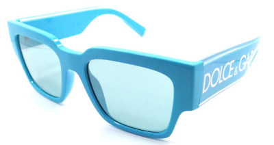 #ad Dolce amp; Gabbana Sunglasses DG 6184 3346 65 52 18 145 Azure Blue Mirror Silver