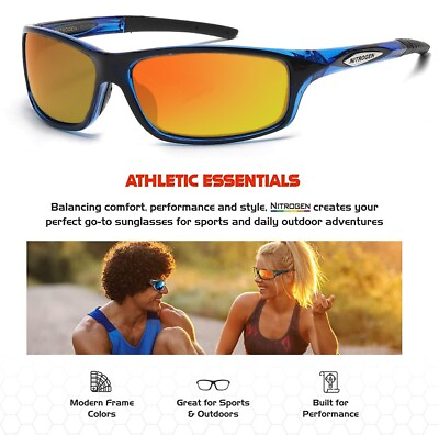 #ad Wrap Sports Sunglasses Outdoor Cycling Driving Fishing Glasses UV400 USA Seller