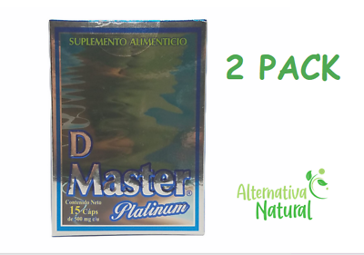 #ad 2 PACK D MASTER PLATINUM 30 Caps Unisex Diet Master Platinum 100% Original