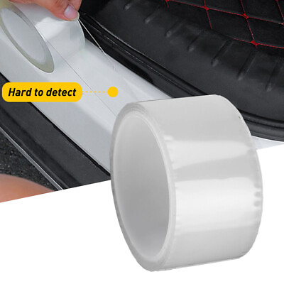 #ad 10ft Protector Sill Car Scuff Door Plate Auto Anti Sticker Scratch Bumper Strip