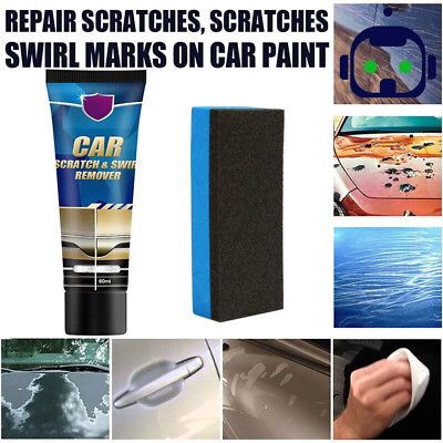 #ad Car Scratch Remover for Deep Scratches Paint Restorer Auto Repair Wax US Stock