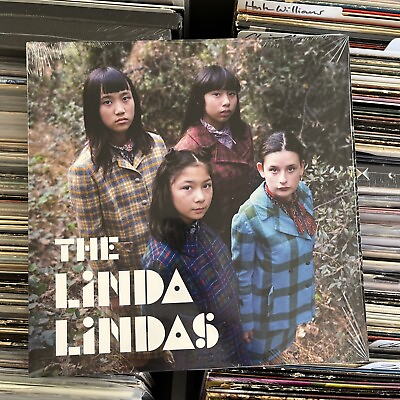 #ad The LINDA LINDAS SPLATTER PINK w BLACK SPOTS VINYL LP ALBUM NM