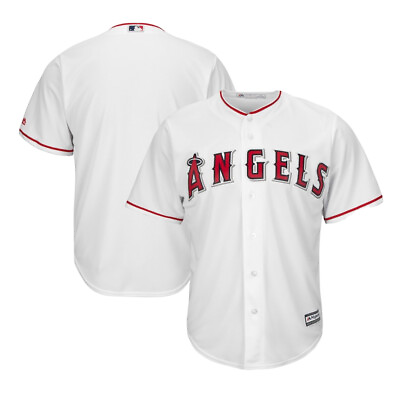 #ad Los Angeles Angels Majestic White Baseball Team Jersey Men’s Size XL NEW NWOT