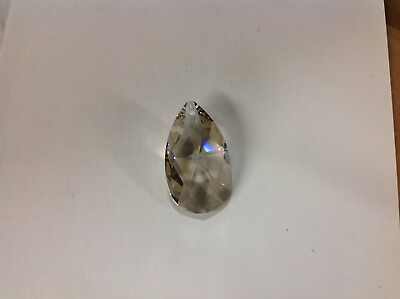 #ad 10 Pack Swarovski Strass 8721 38mm Crystal Almond Silver Shade