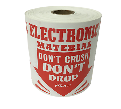#ad Electronic Material Don#x27;t Crush Don#x27;t Drop 4quot;x4quot; Fragile Labels 200 PCS
