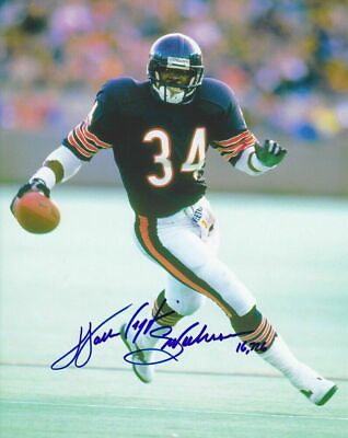 #ad WALTER PAYTON BEARS 8X10 AUTOGRAPHED PHOTO REPRINT SUPER . FREE SHIPPING