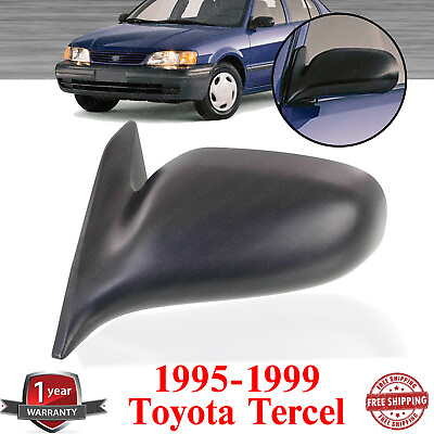 #ad Manual Mirror Textured Black Driver Side For 1995 1999 Toyota Tercel