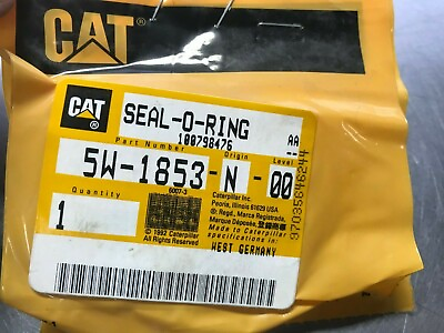 #ad 5W1853 Genuine OEM CAT O RING SEAL QTY of 2 O Rings Caterpillar 5W 1853