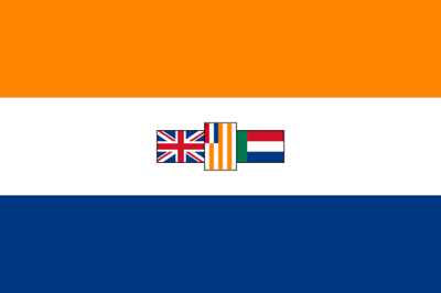#ad Old South African Flag 3x5 ft Africa 1928 1994 Prinsevlag Orange Blue UK Dutch