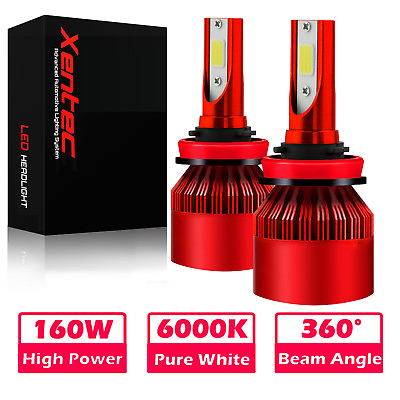 #ad LED Headlight 130W 48000 Lumens Kit Xentec H1 H4 H7 H10 H11 H13 9012 9005 9006