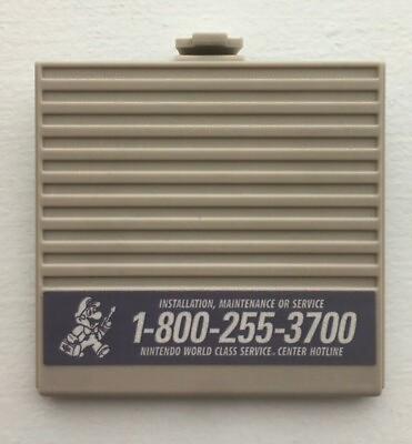 #ad Game Boy DMG 01 GRAY Battery Cover Game Boy Original Replacement Door STICKER