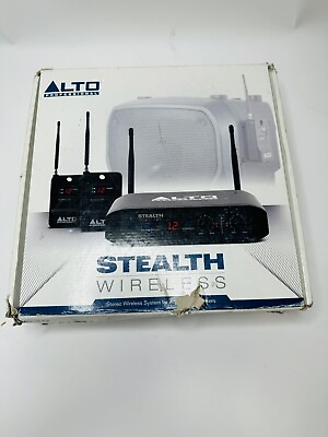 #ad Alto Professional N30044 Stealth Wireless System Transmitter 2 Receivers Tested