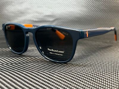 #ad POLO RALPH LAUREN PH4170 590587 Shiny Navy Blue Pillow 53 mm Men#x27;s Sunglasses