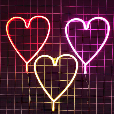 #ad Party Led Party Non glaring Love Heart Led Neon Decor Shape for Sellers