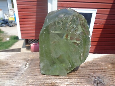 #ad Glass Rock Slag Clear Pale Green Swirl 5.2 lbs B47 Landscaping Aquarium