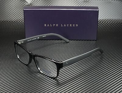 #ad RALPH LAUREN POLO PH2117 5001 Shiny Black Demo Lens 54 mm Men#x27;s Eyeglasses