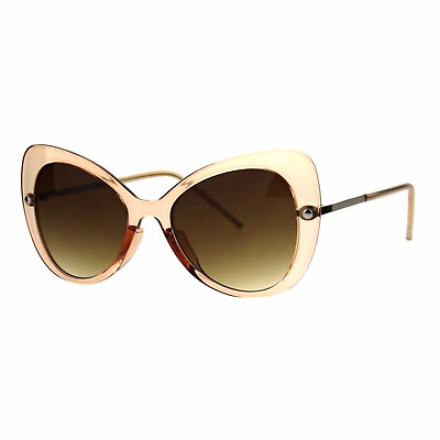 #ad Womens Fashion Sunglasses Butterfly Frame Translucent Colors UV 400