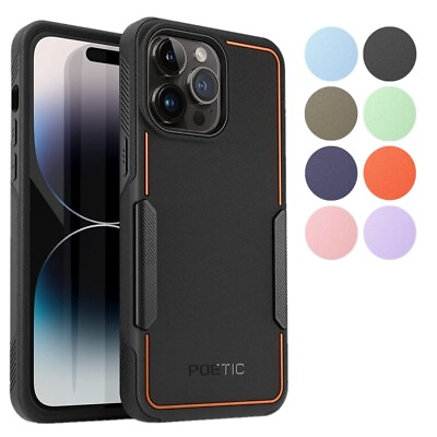 #ad Poetic Neon Case For iPhone 14 Pro Max Light Weight Slim Rugged Dual Layer Cover