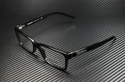 #ad BURBERRY BE2108 3001 Black Rectangle Men#x27;s Eyeglasses 54 mm
