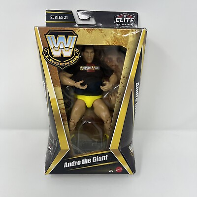 #ad WWE Mattel Elite Legends Series 21 Andre The Giant Exclusive Figure New Box DMG