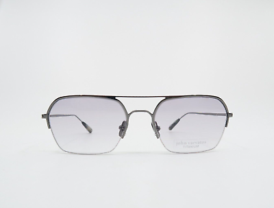#ad John Varvatos V173 Gunmetal Titanium Grey Gradient Half Rim New Sunglasses.