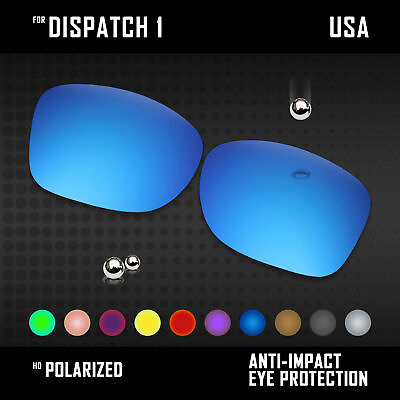 #ad Anti Scratch Polarized Replacement Lens for Oakley Dispatch 1 OO9090 Options