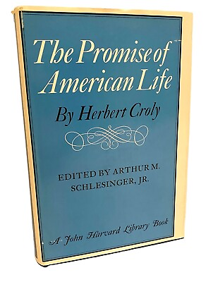 #ad The Promise of American Life 1965 Herbert Croly First Edition Harvard
