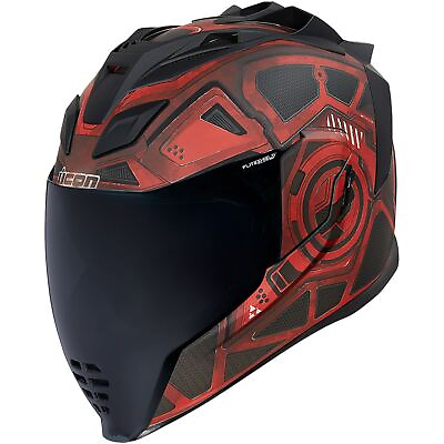 #ad Icon Airflite™ Helmet Blockchain Red Large 0101 13285