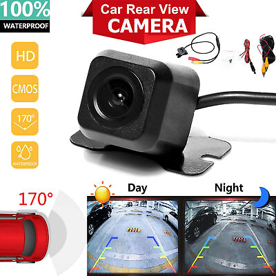 #ad 4K 170° AHD Car Backup Camera Reverse Rear View Parking Night Vision Waterproof