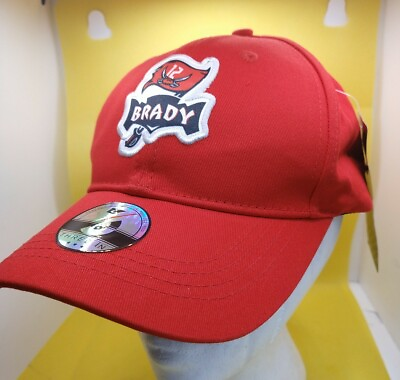 #ad NEW TAMPA BAY BUCCANEERS RED CAP VINTAGE BRADY