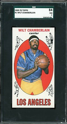 #ad 1969 Topps Wilt Chamberlain #1 HOF. Certified SGC 7 NM Rare Grade