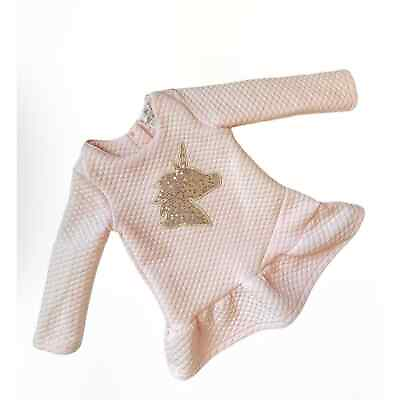 #ad Nannette Baby Girl Unicorn Dress 18 M