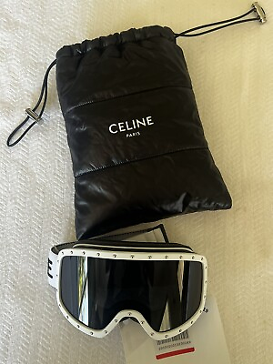#ad CELINE Studded Ski Goggles White. Brand New