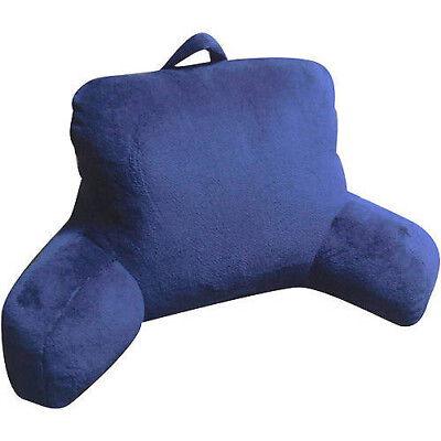 #ad Bed Rest Lounger Pillow Faux Mink Fabric Solid color plush 27quot; x 14quot; x 18quot;