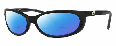 #ad Costa Del Mar FATHOM Mens Oval Polarized BIFOCAL Sunglasses in Black 61mm 41 Opt