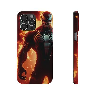 #ad Venom Slim Phone Cases iPhone case Marvel Art Venom Gift iPhone 15 Pro Max Case