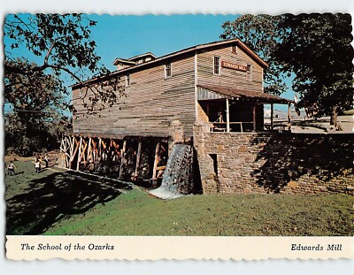 #ad Postcard Edwards Mill The School Of The Ozarks Point Lookout Missouri